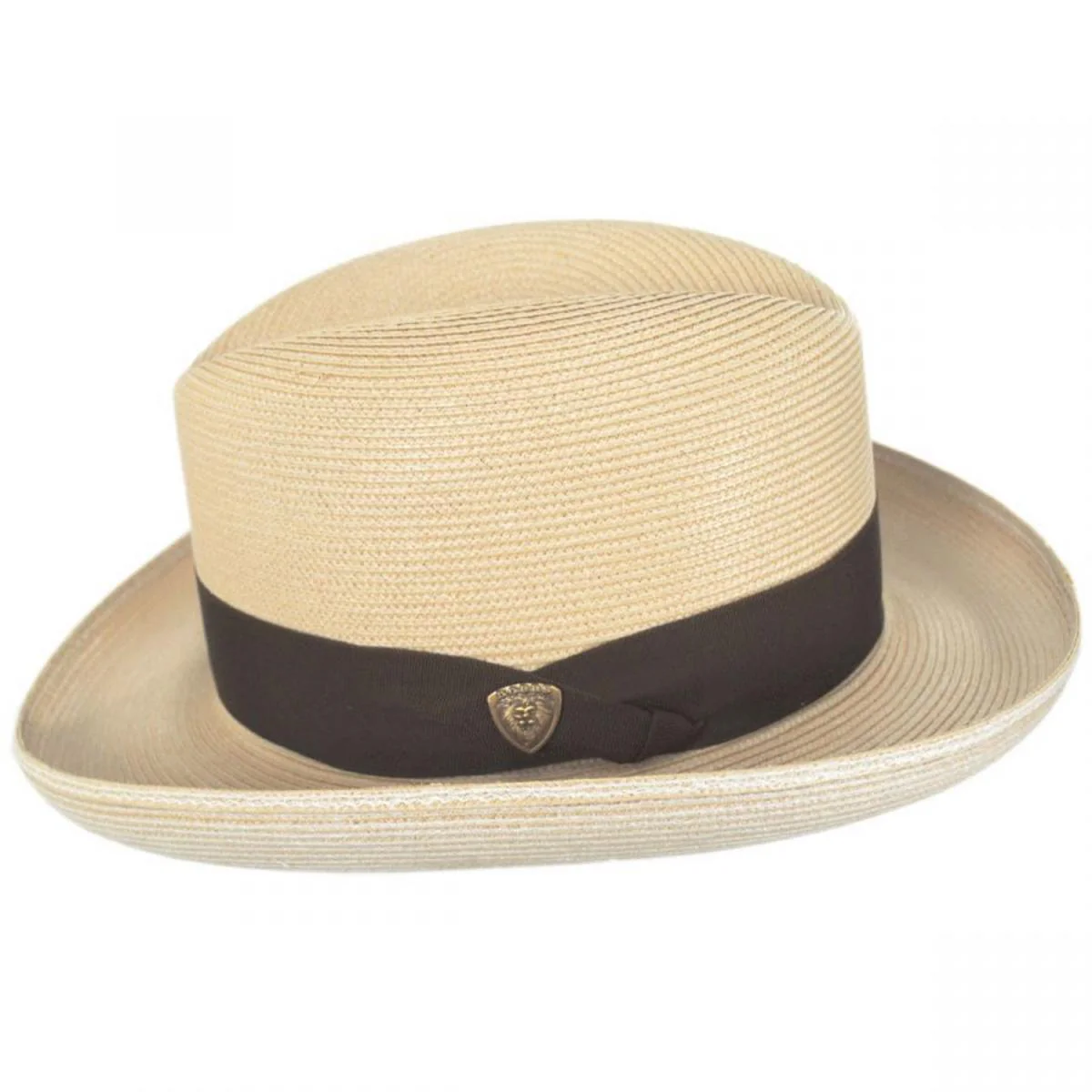 El Dorado Florentine Milan Straw Homburg Hat - Image 7