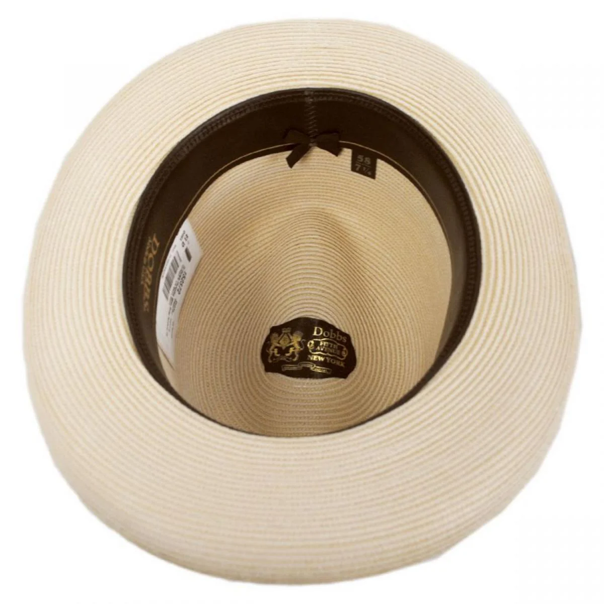 El Dorado Florentine Milan Straw Homburg Hat - Image 8