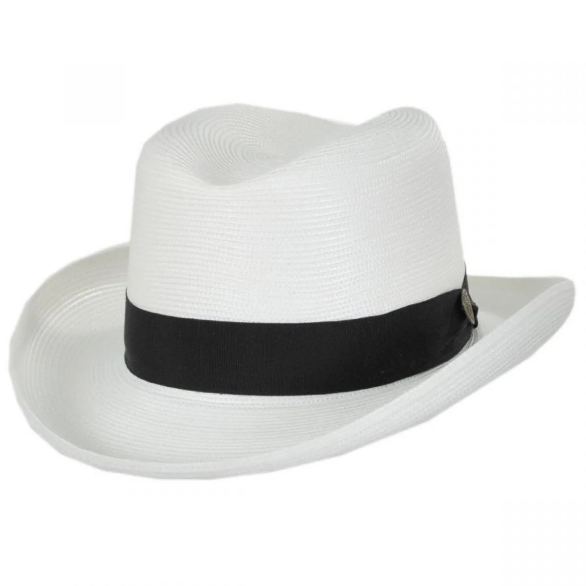 El Dorado Florentine Milan Straw Homburg Hat - Image 9