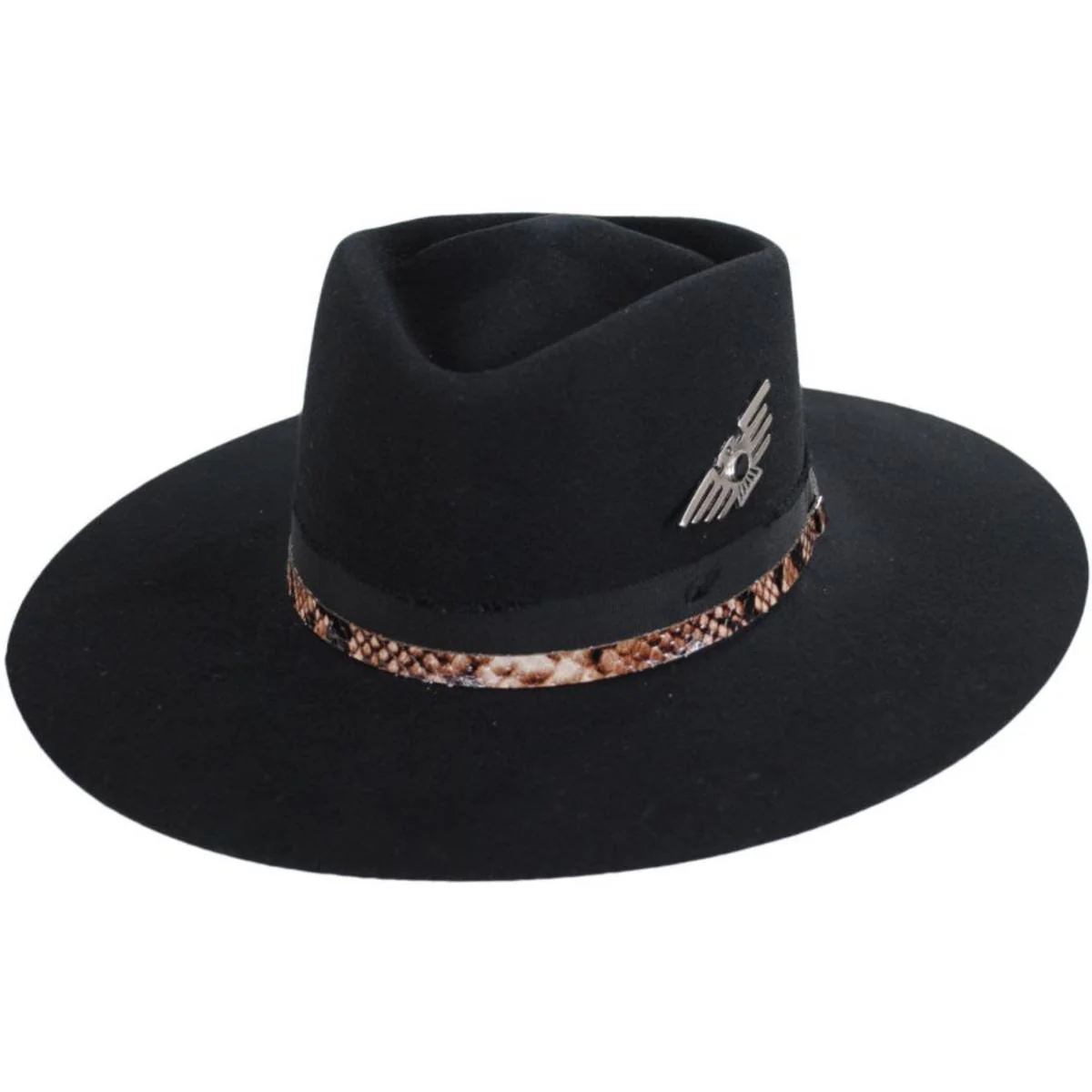 Ember Wool Felt Cross Crown Rancher Hat - Image 5
