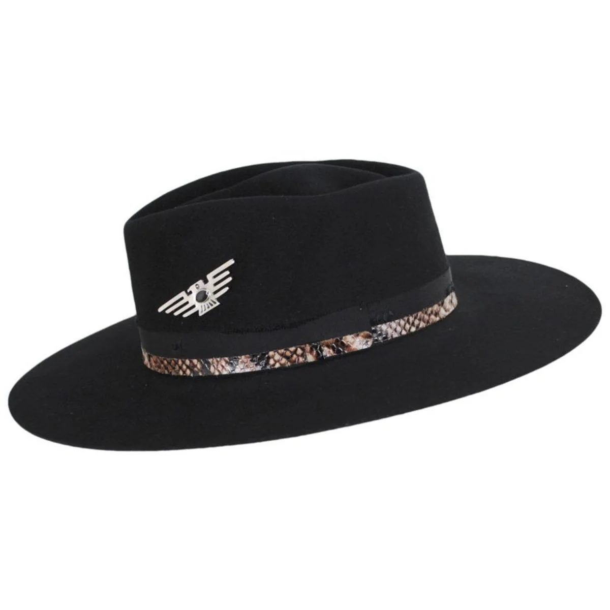 Ember Wool Felt Cross Crown Rancher Hat - Image 7