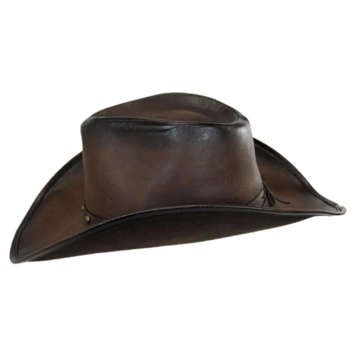 Faux Leather Western Hat - Image 3