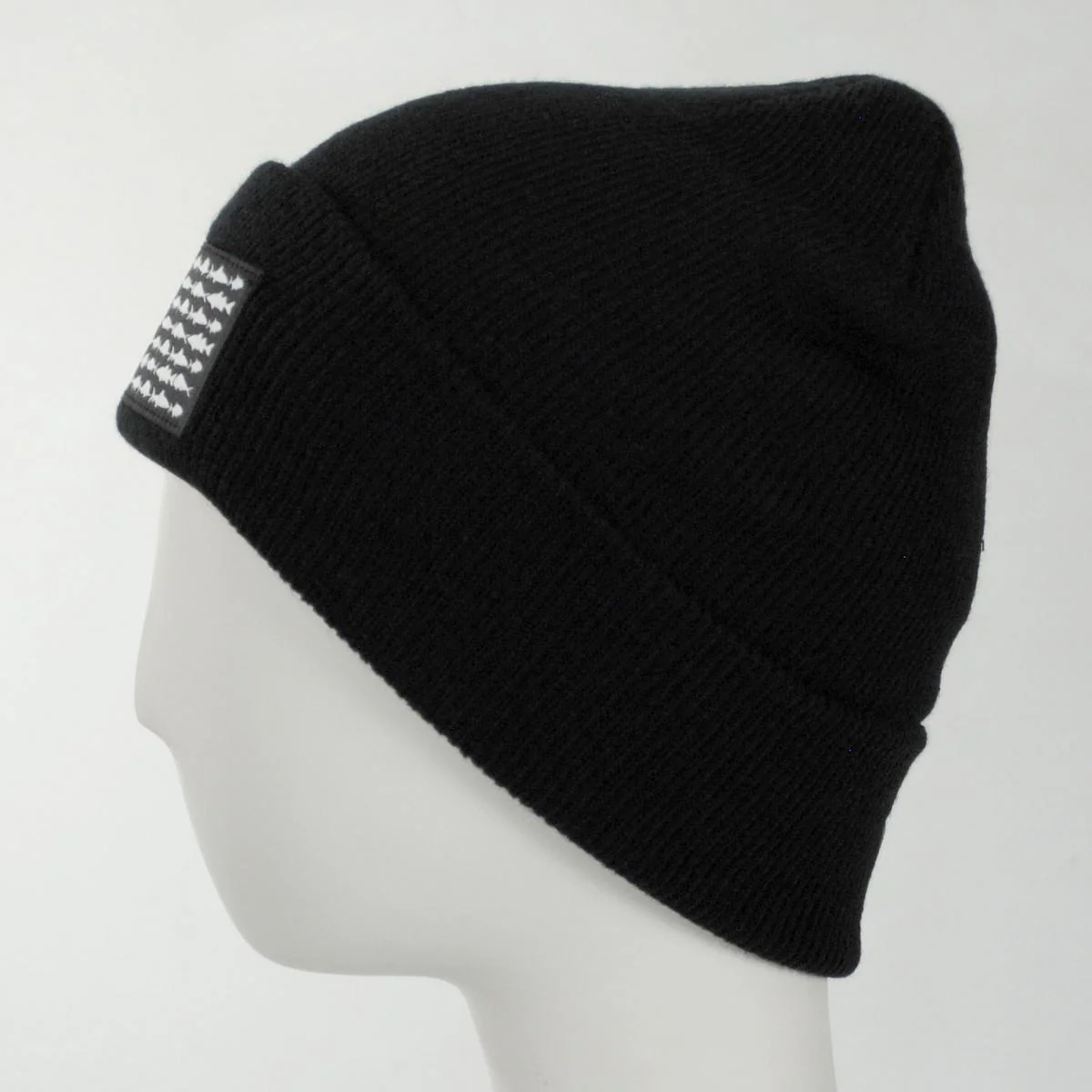 Fish Flag Acrylic Knit Cuffed Beanie Hat - Image 3