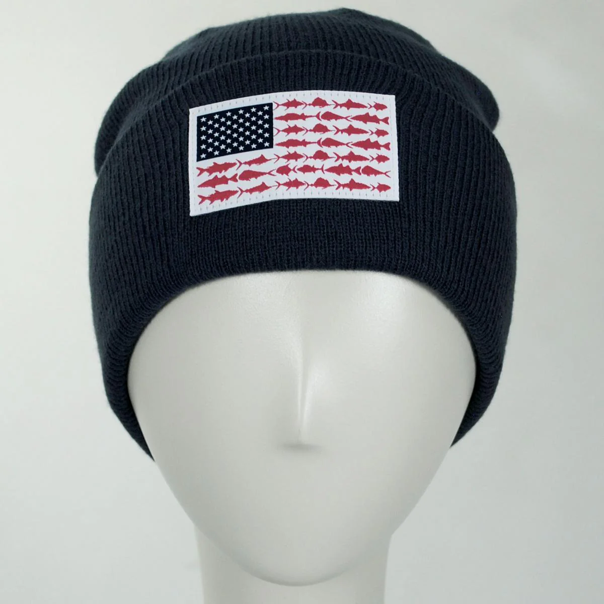 Fish Flag Acrylic Knit Cuffed Beanie Hat - Image 6