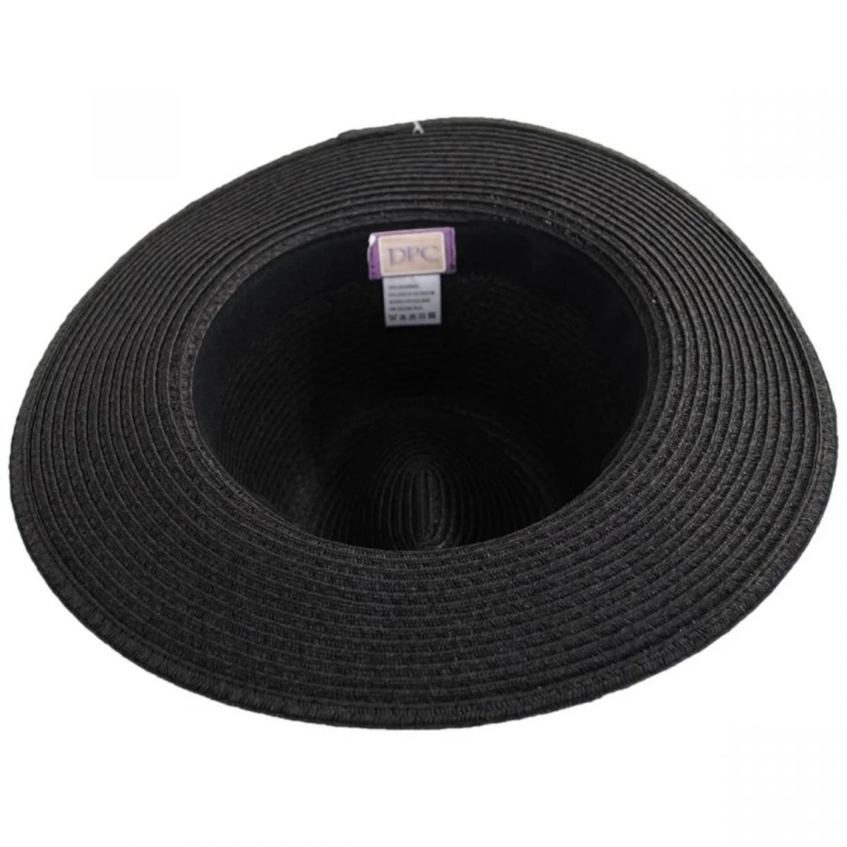 Gabon Leopard Scarf Toyo Straw Fedora Hat - Image 4