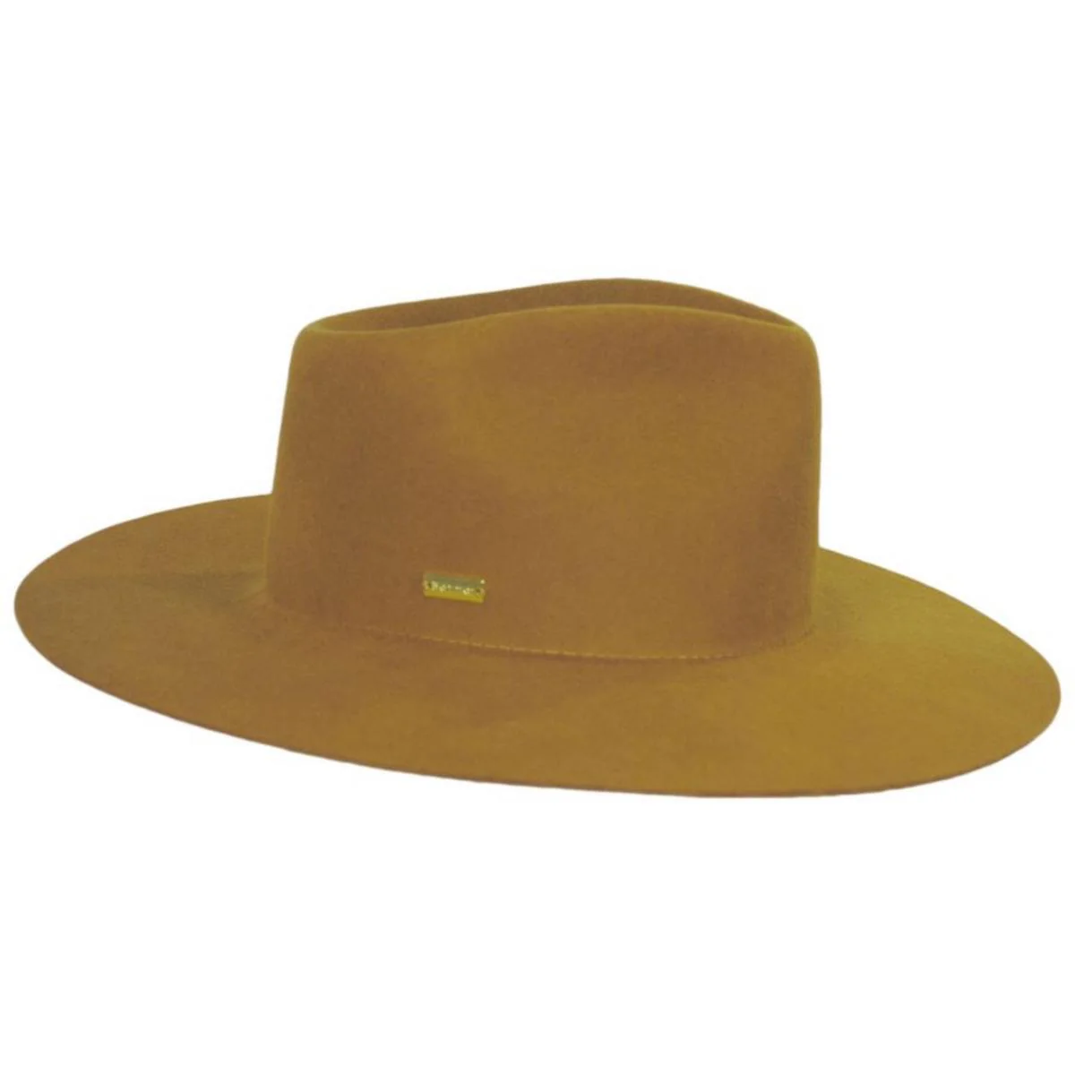 Georgia Wide Brim Wool Felt Fedora Hat - Image 11
