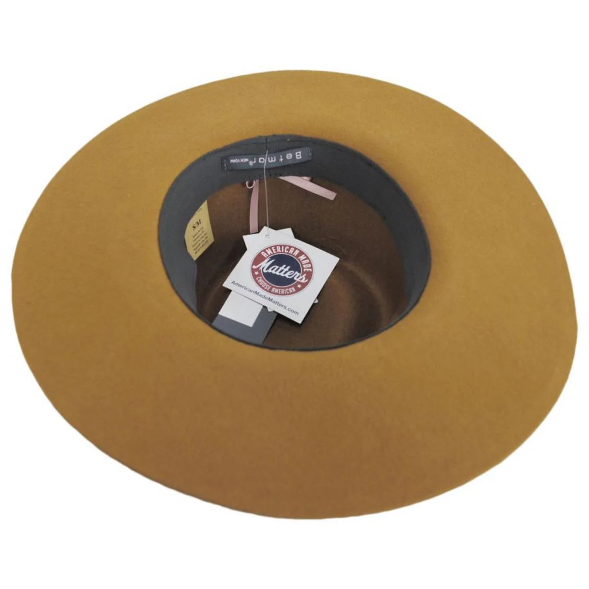 Georgia Wide Brim Wool Felt Fedora Hat - Image 12