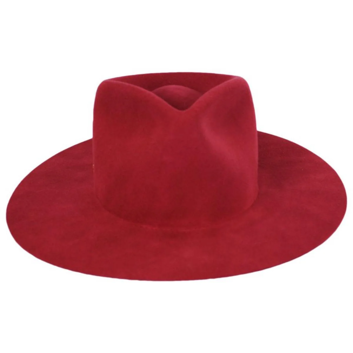 Georgia Wide Brim Wool Felt Fedora Hat - Image 18