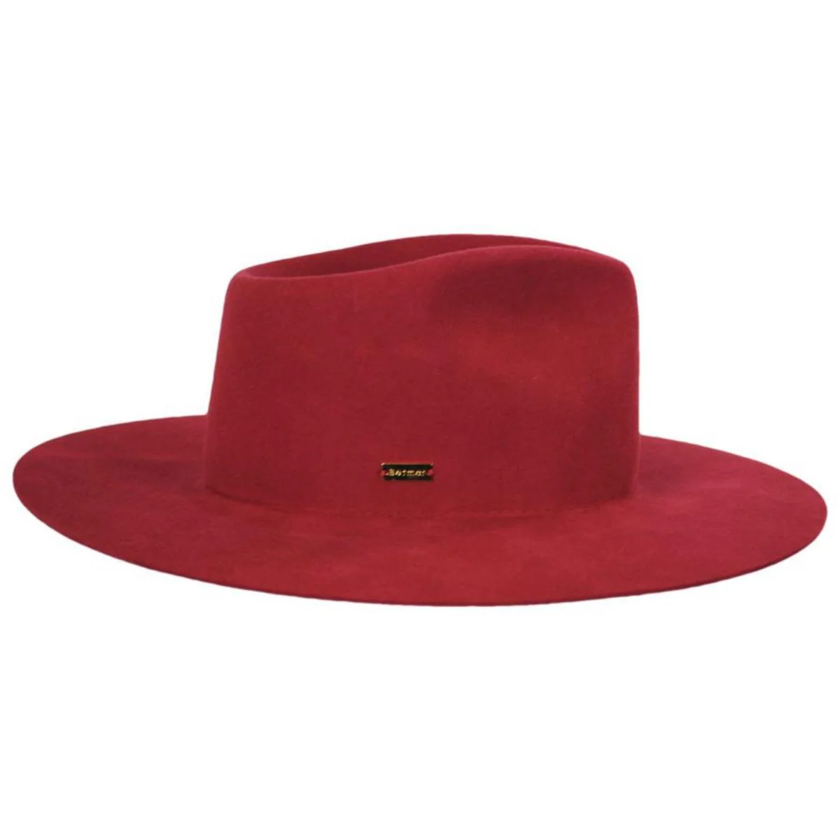 Georgia Wide Brim Wool Felt Fedora Hat - Image 19