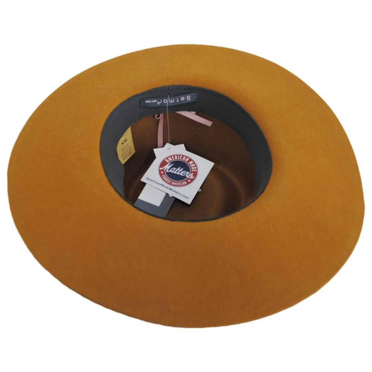 Georgia Wide Brim Wool Felt Fedora Hat - Image 4