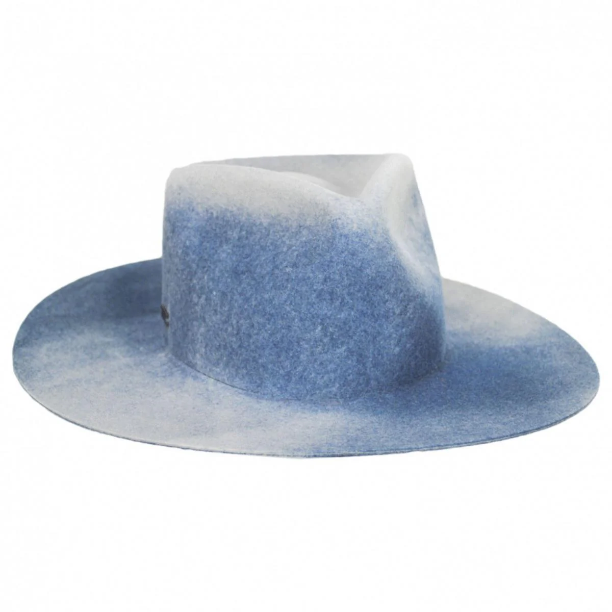 Georgia Wide Brim Wool Felt Fedora Hat - Image 5