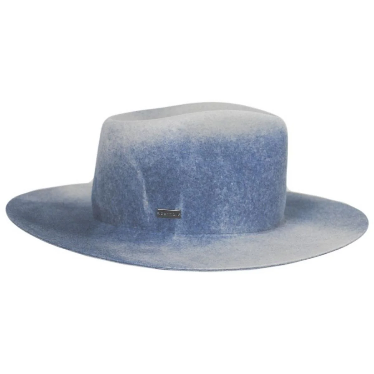 Georgia Wide Brim Wool Felt Fedora Hat - Image 7