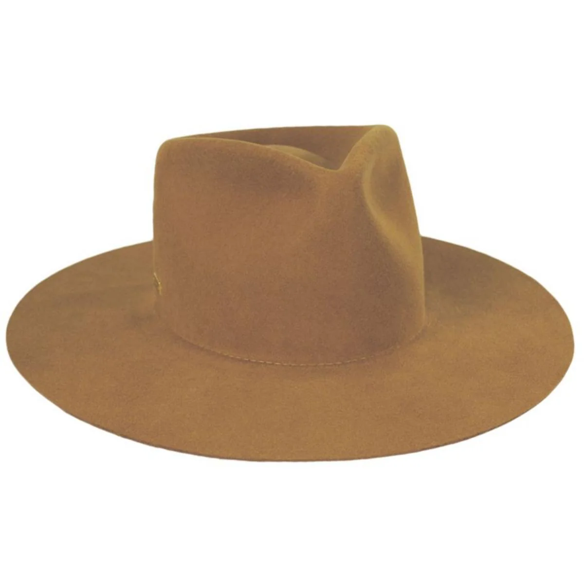 Georgia Wide Brim Wool Felt Fedora Hat - Image 9