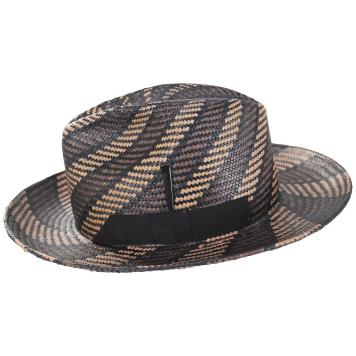 Giles Panama Straw Fedora Hat - Image 3