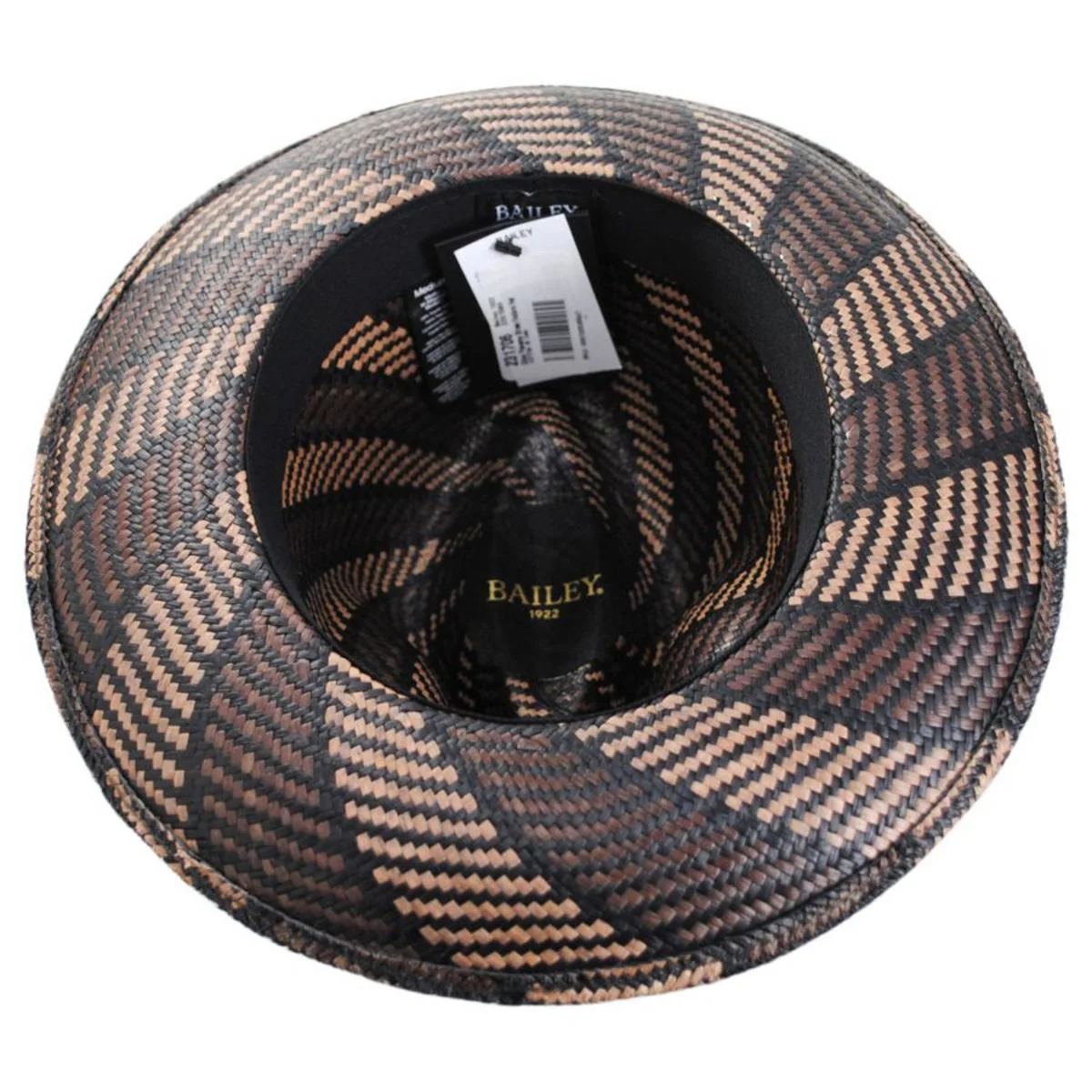 Giles Panama Straw Fedora Hat - Image 4