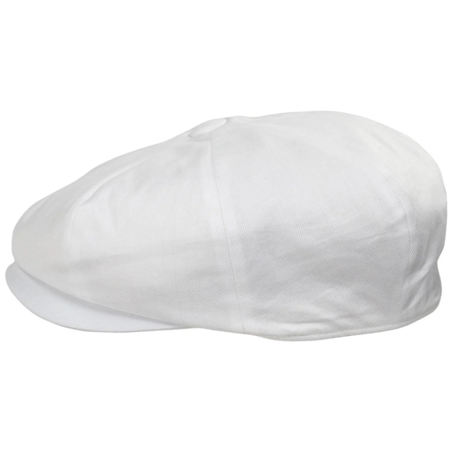 Glasbury Cotton Herringbone Newsboy Cap - Image 3