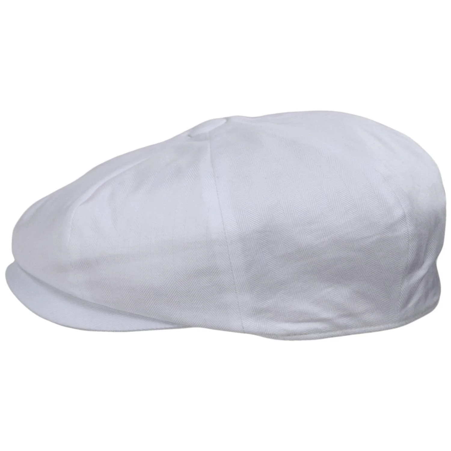 Glasbury Cotton Herringbone Newsboy Cap - Image 7