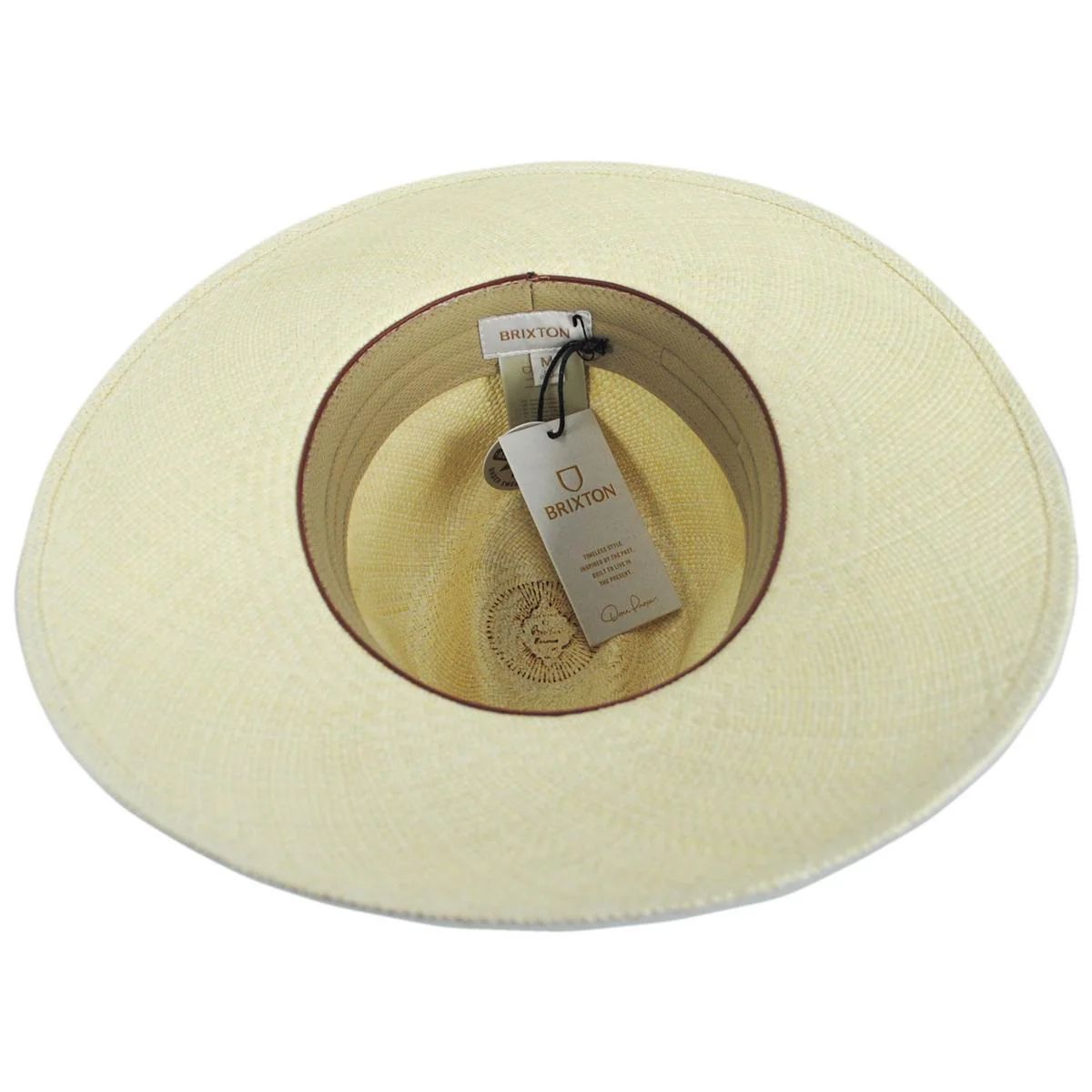 Harper Panama Straw Fedora Hat - Image 9