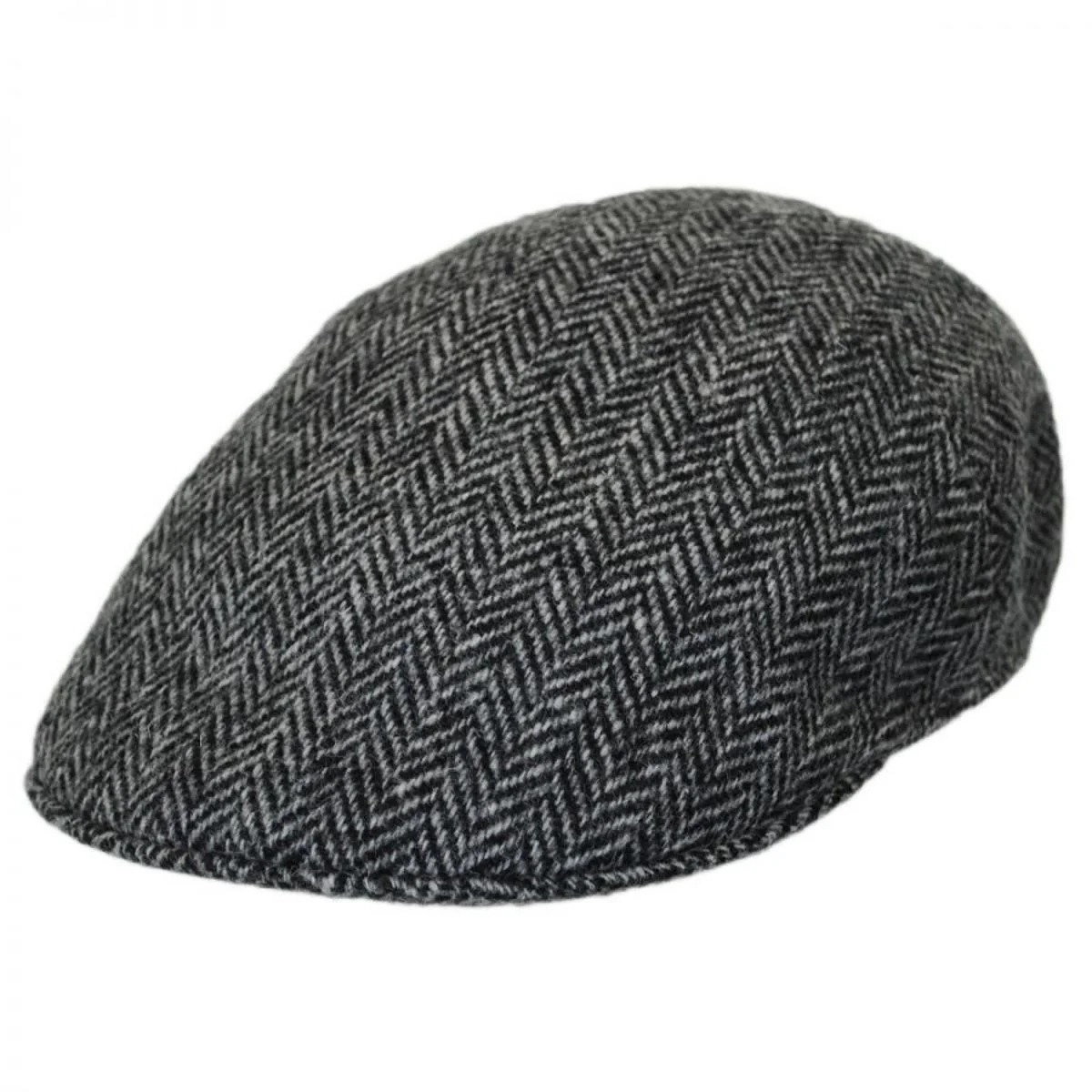 Herringbone Harris Tweed Wool Ascot Cap - Image 5