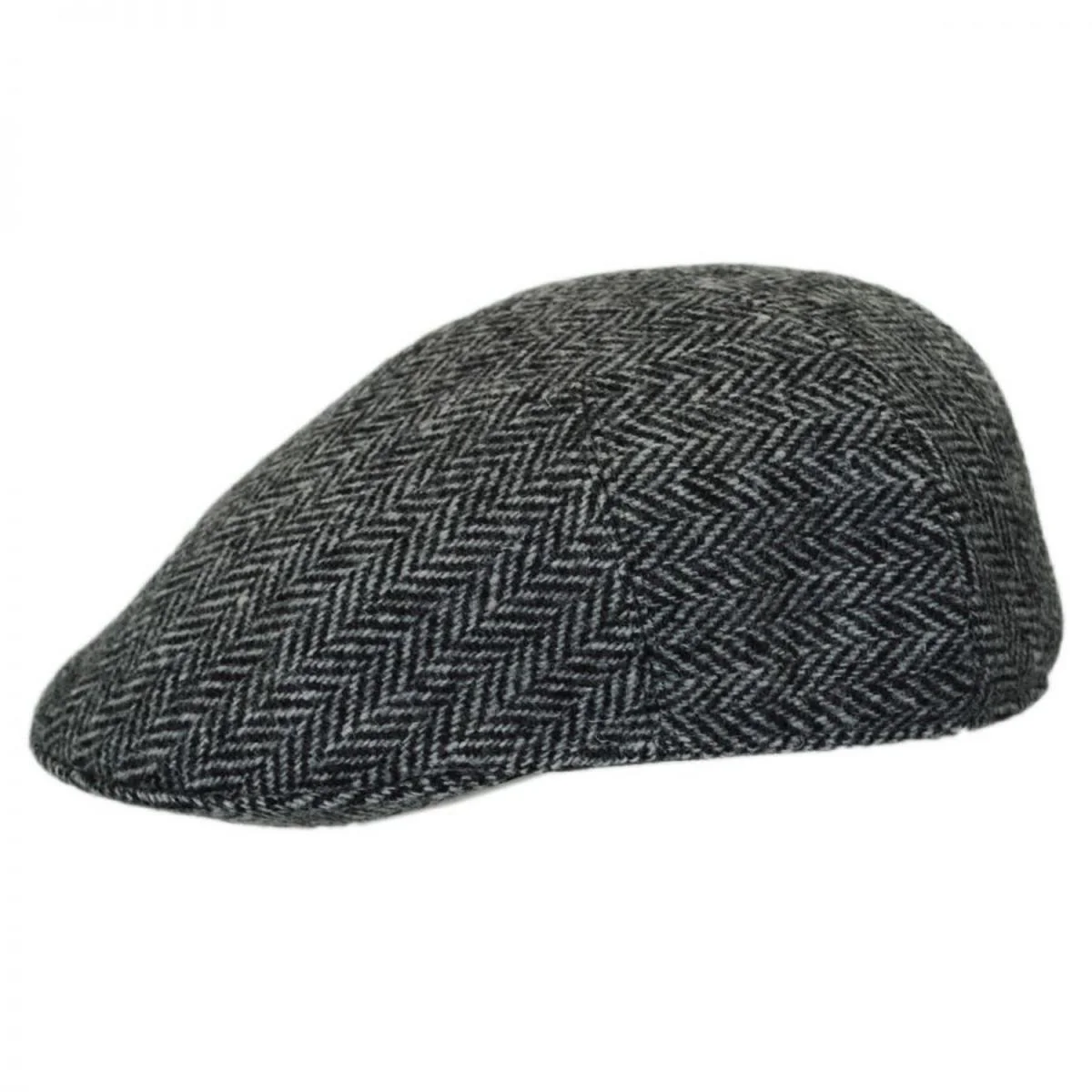 Herringbone Harris Tweed Wool Ascot Cap - Image 7