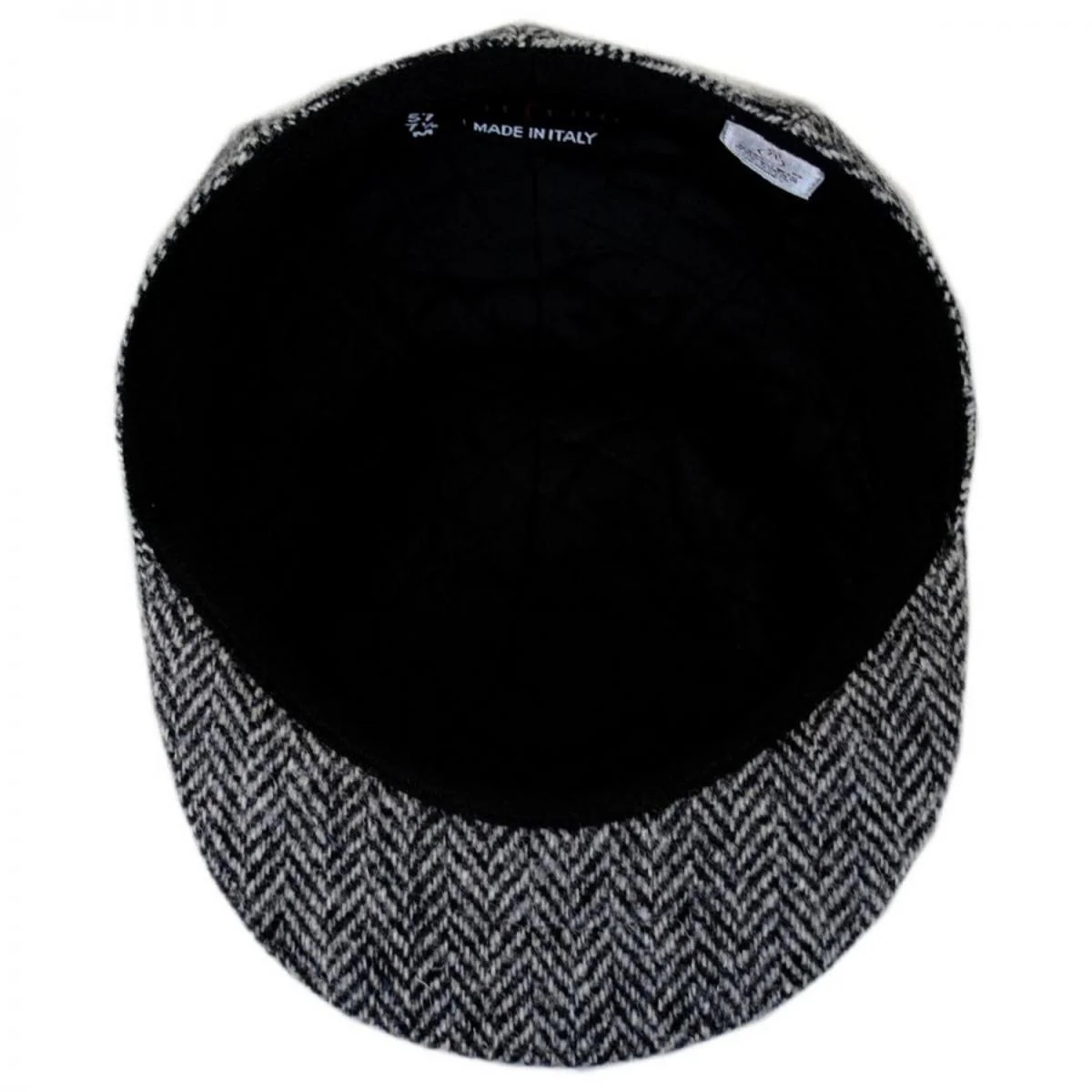 Herringbone Harris Tweed Wool Ascot Cap - Image 8