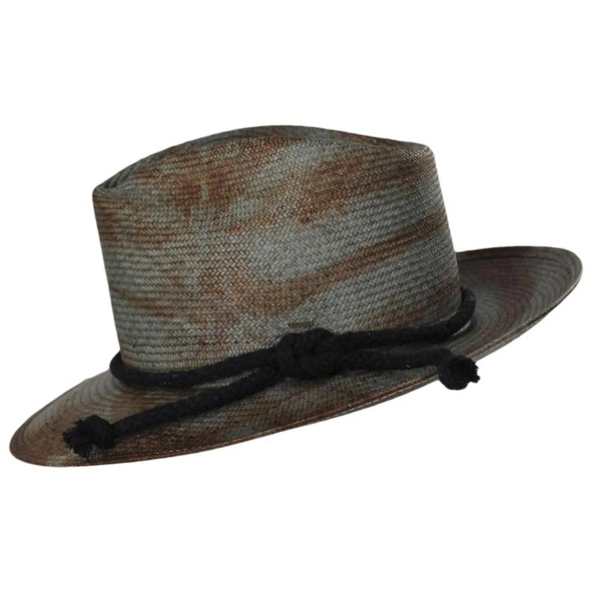 Hinx Hand-Dyed Panama Straw Fedora Hat - Image 3
