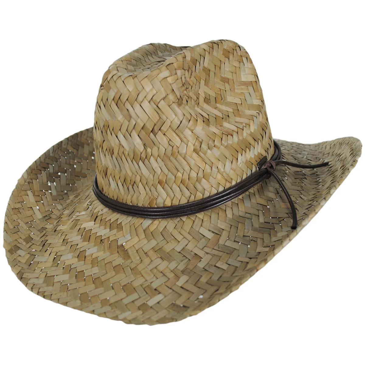 Houston Rush Straw Cowboy Hat - Image 5