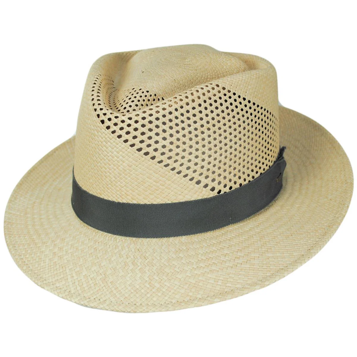 Hurtle Panama Straw Fedora Hat - Image 10