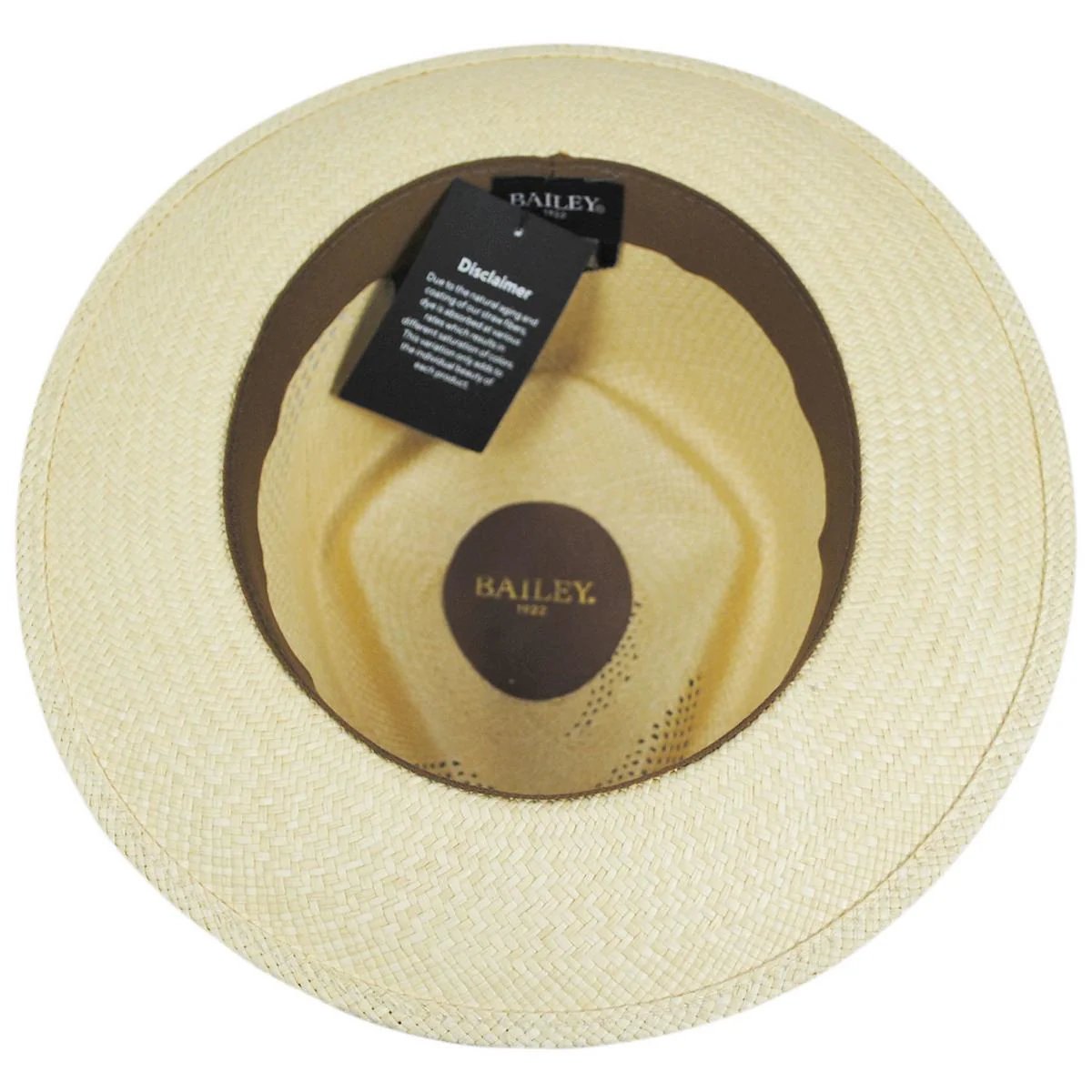Hurtle Panama Straw Fedora Hat - Image 13