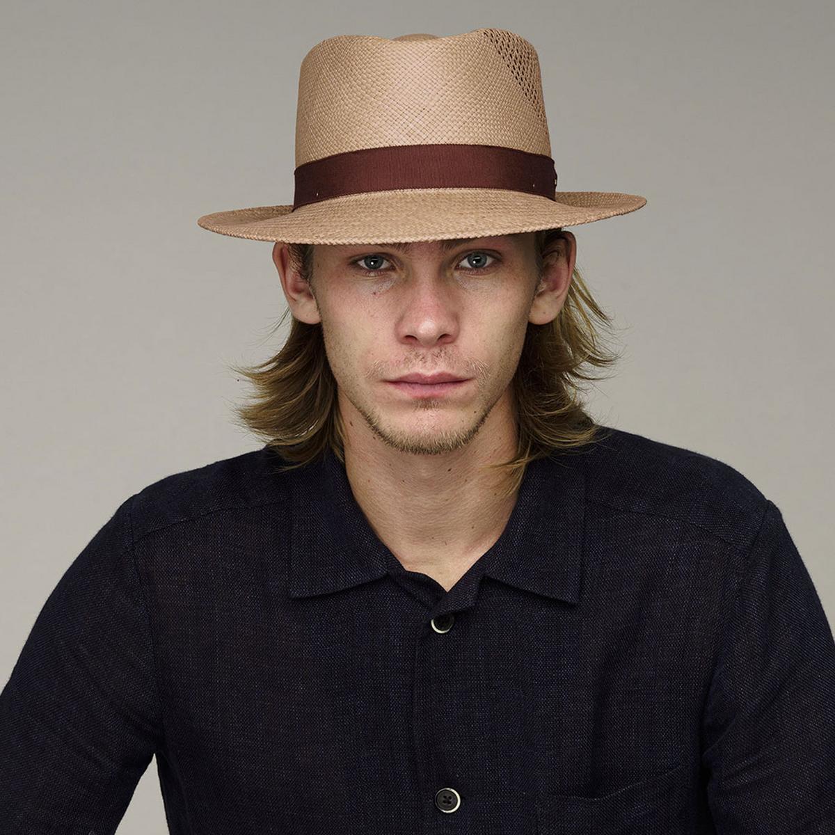 Hurtle Panama Straw Fedora Hat - Image 6