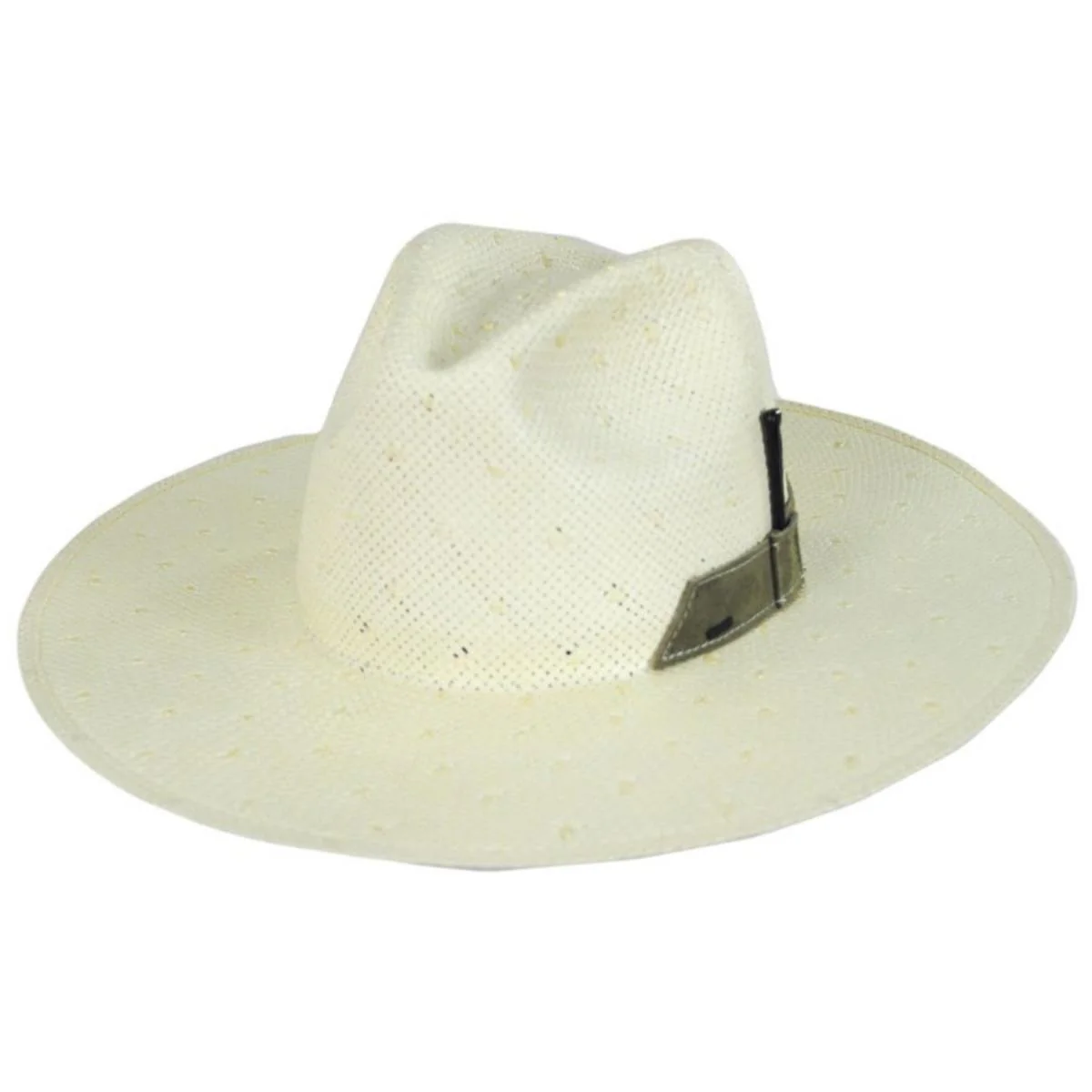 Imlay Knotted Shantung Straw Fedora Hat - FINAL SALE - Image 5