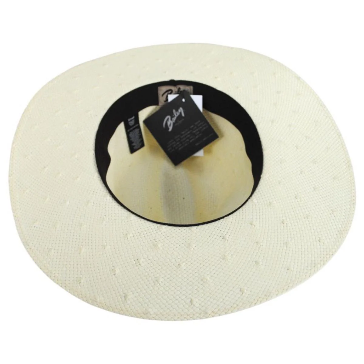 Imlay Knotted Shantung Straw Fedora Hat - FINAL SALE - Image 8