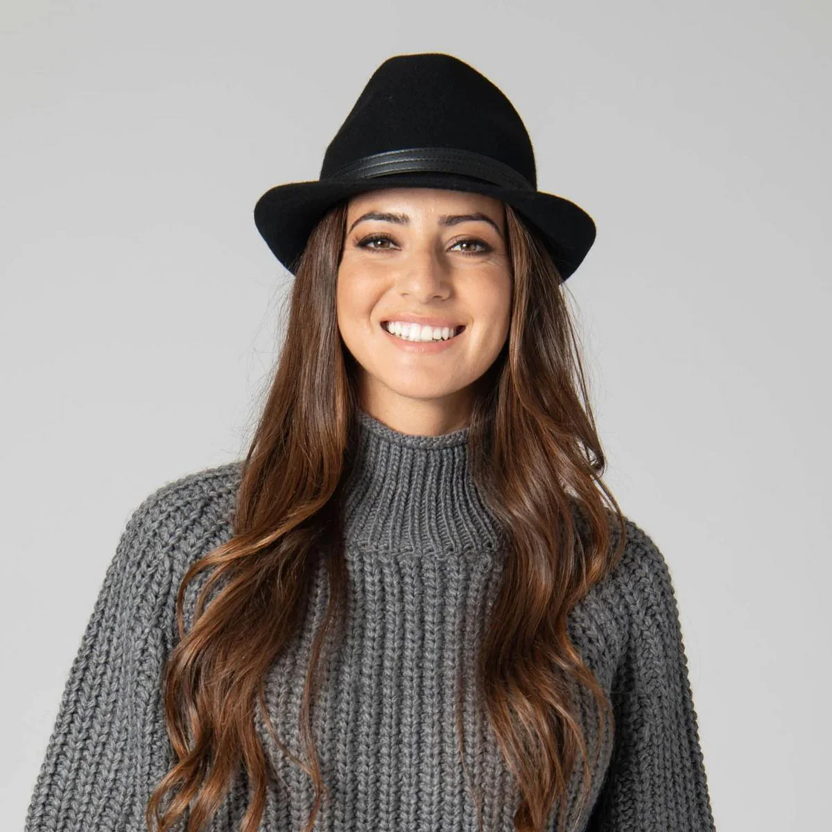 Indie Wool Felt Fedora Hat - Image 3