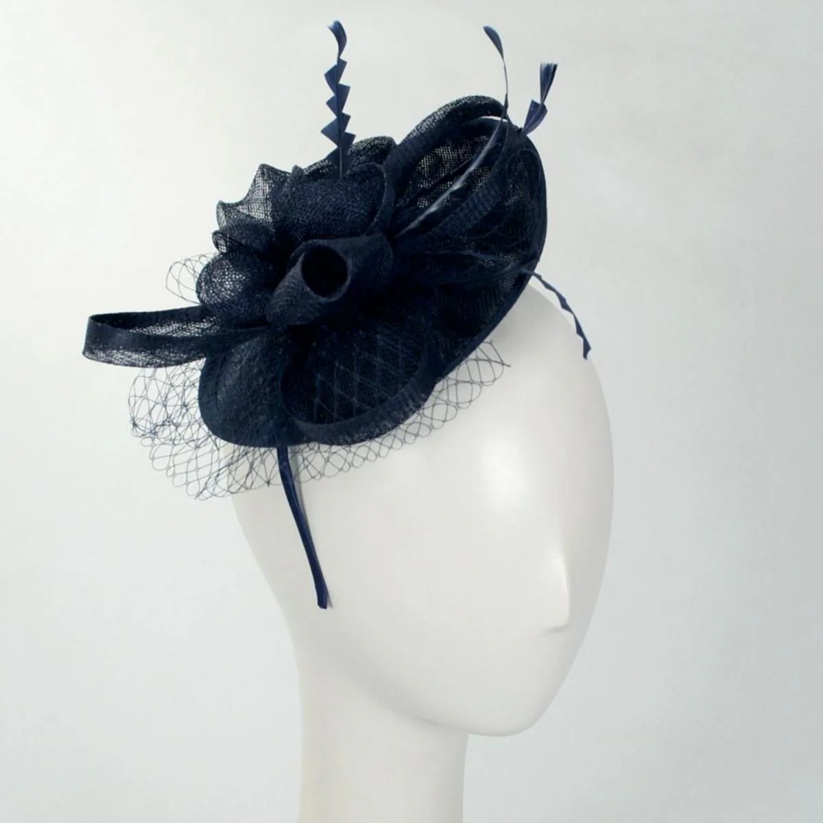 Irene Sinamay Straw Fascinator Hat - Image 6