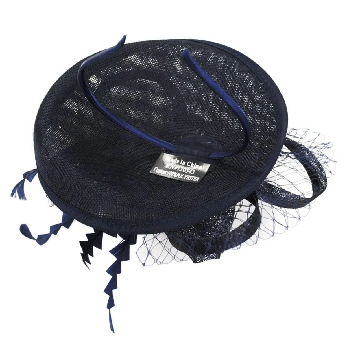 Irene Sinamay Straw Fascinator Hat - Image 8