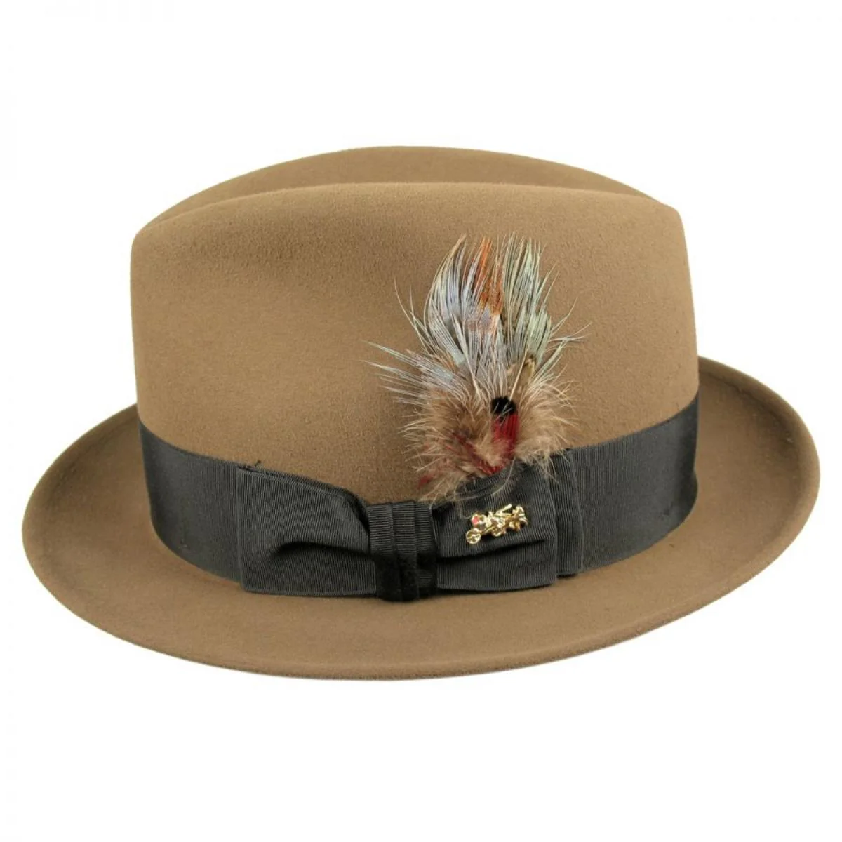 Jet 707 Fur Felt Fedora Hat - Image 3