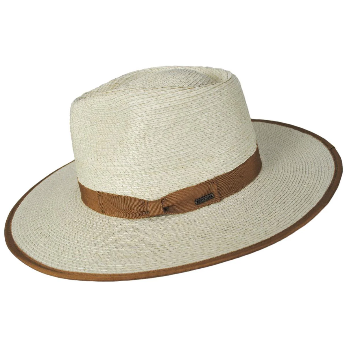 Jo Palm Straw Rancher Fedora Hat - Image 3