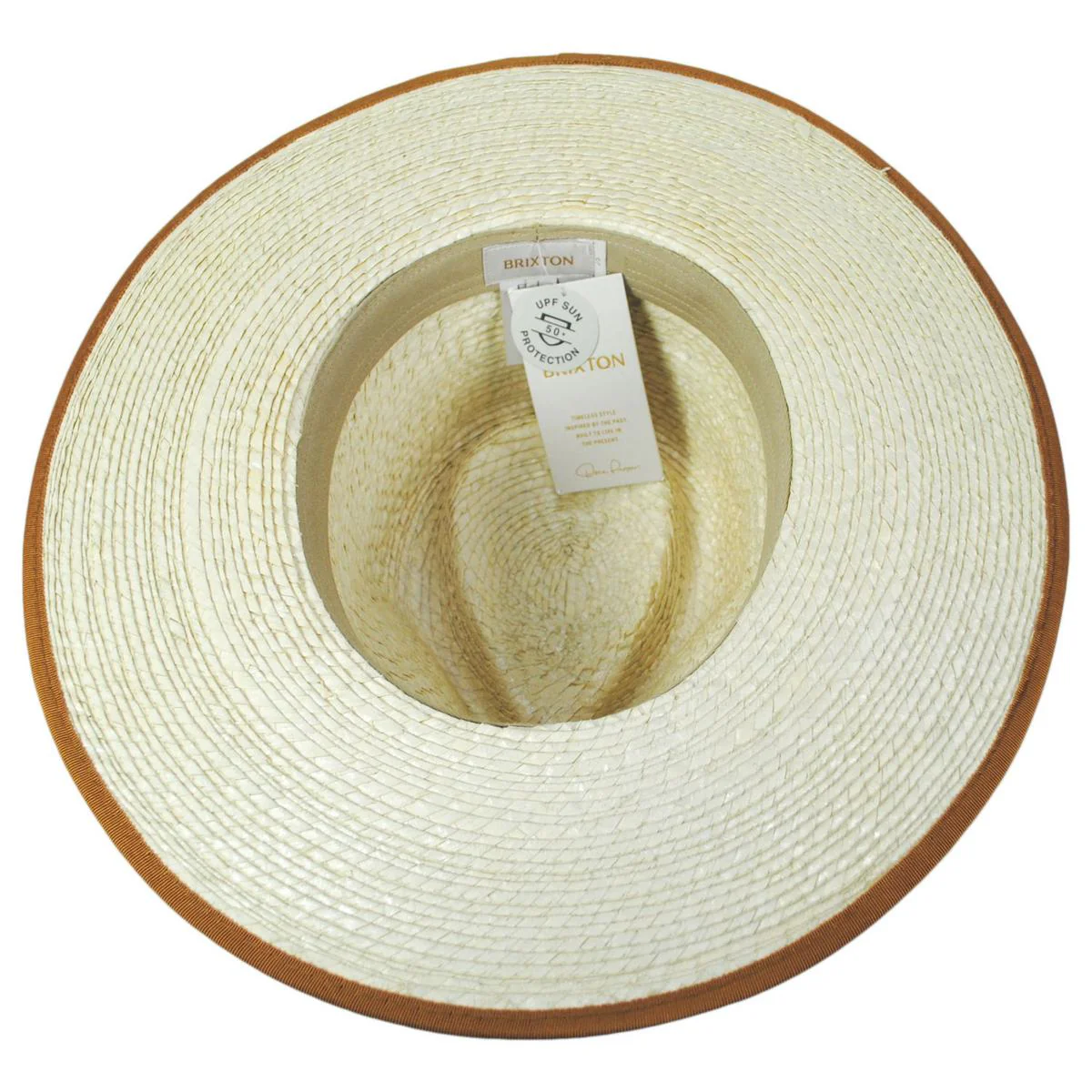 Jo Palm Straw Rancher Fedora Hat - Image 4