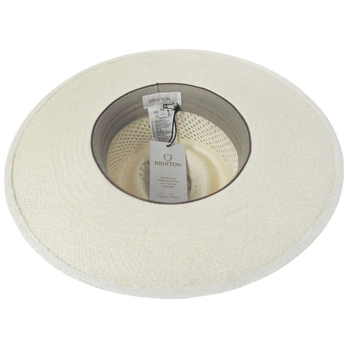 Jo Vent Crown Panama Straw Fedora Hat - Image 14