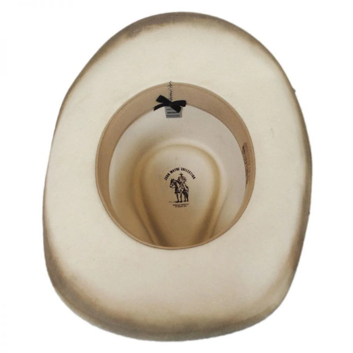 John Wayne The Fort Wool Felt Crushable Western Hat - Image 4