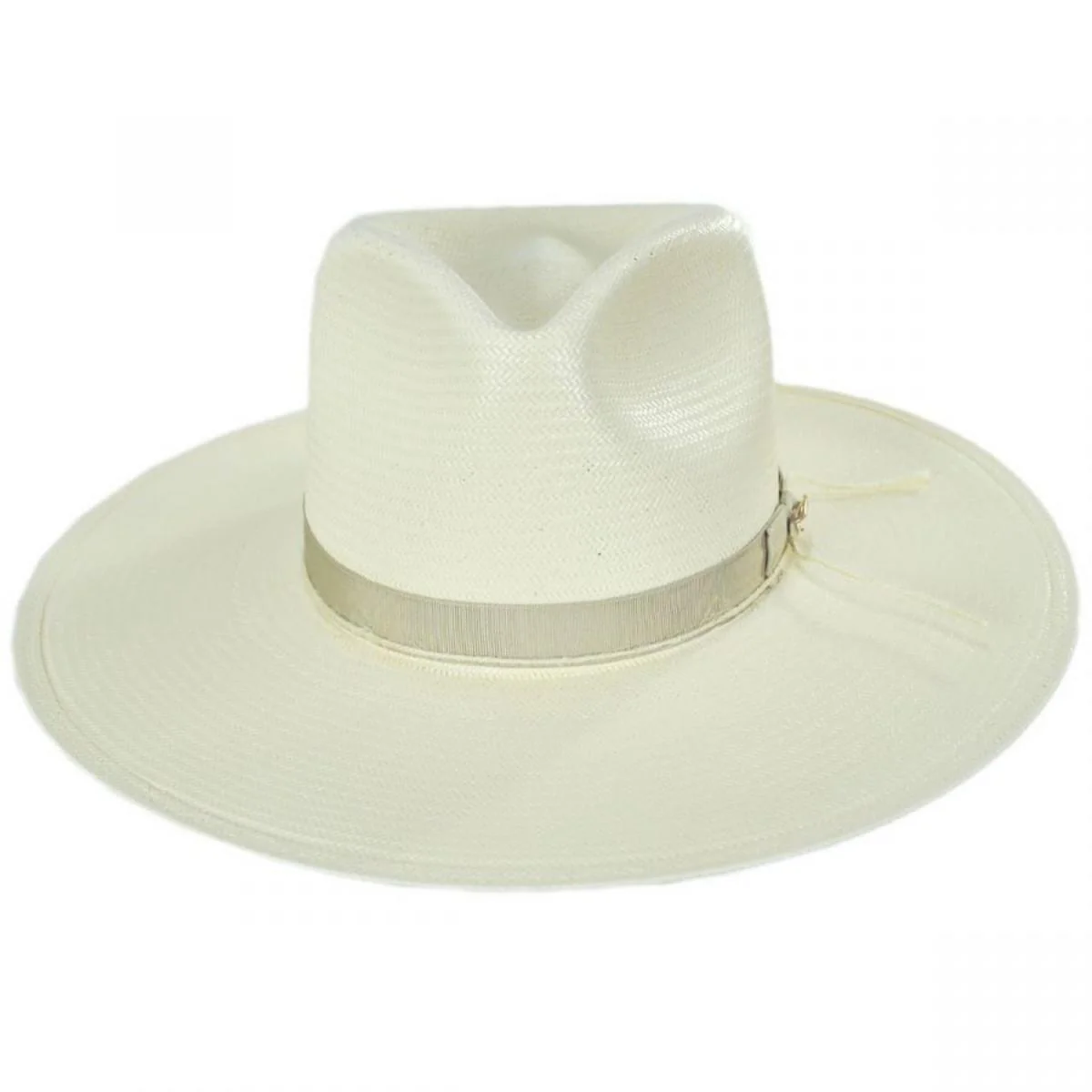 JW Marshall Shantung Straw Western Hat - Image 6