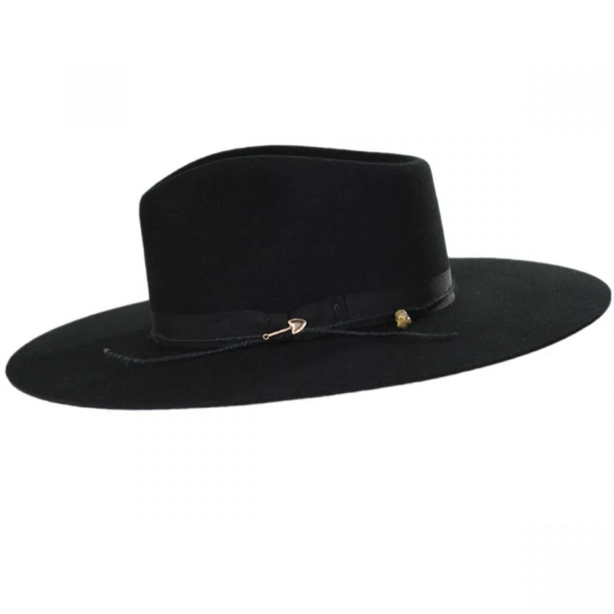 JW Marshall Wool Felt Western Hat - Image 3