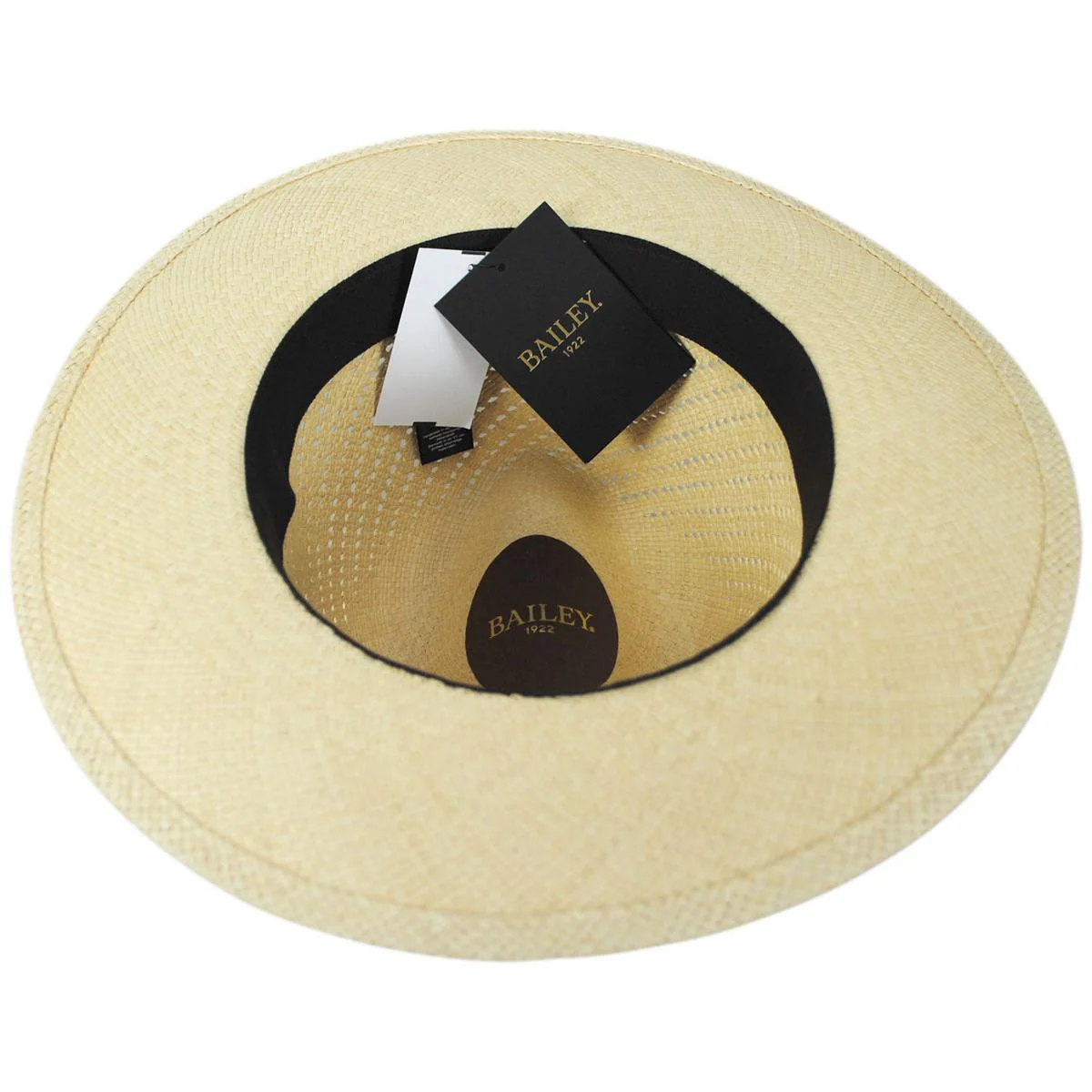 Keats Vented Panama Straw Fedora Hat - Image 10