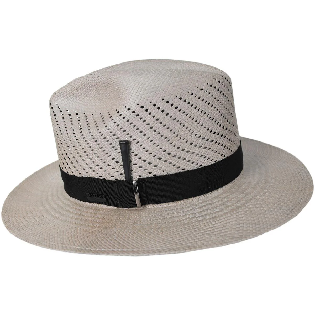 Keats Vented Panama Straw Fedora Hat - Image 13