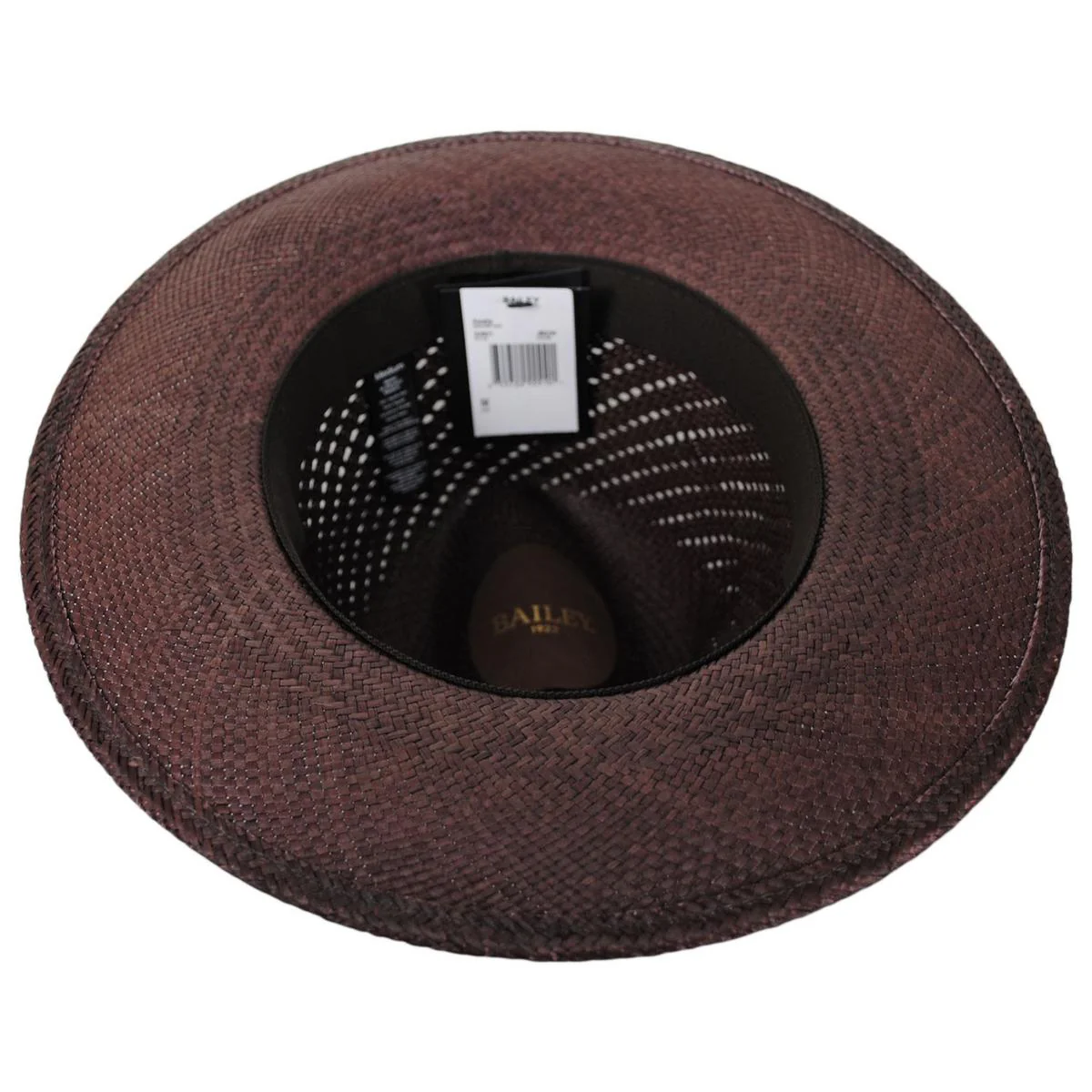 Keats Vented Panama Straw Fedora Hat - Image 5