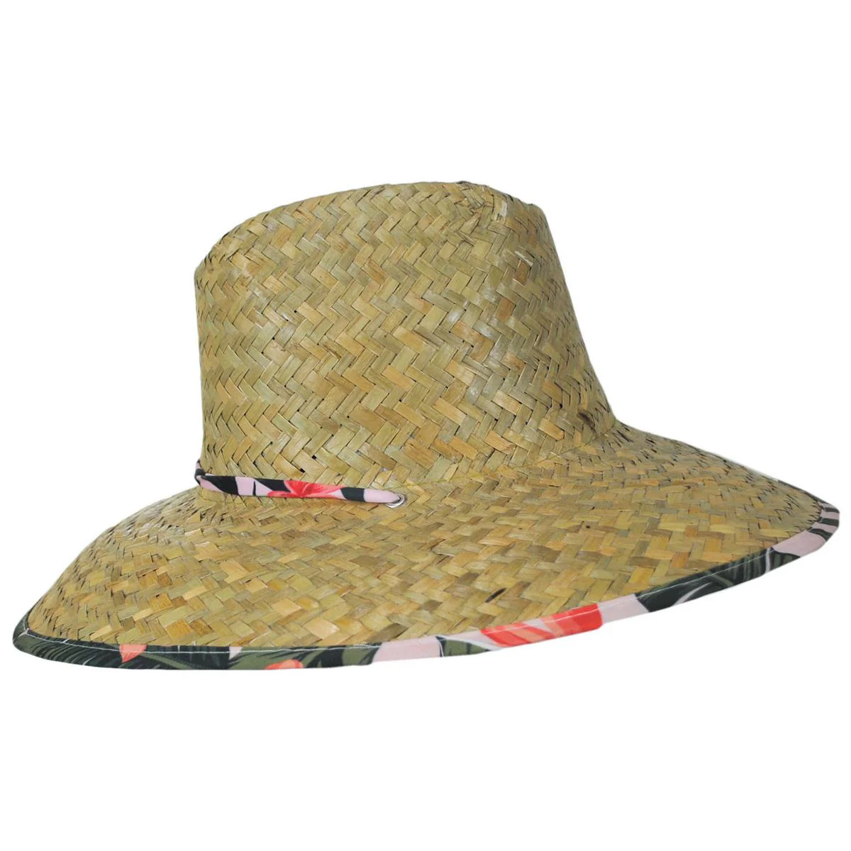 Kenny Green Leaf Straw Lifeguard Hat - Image 3