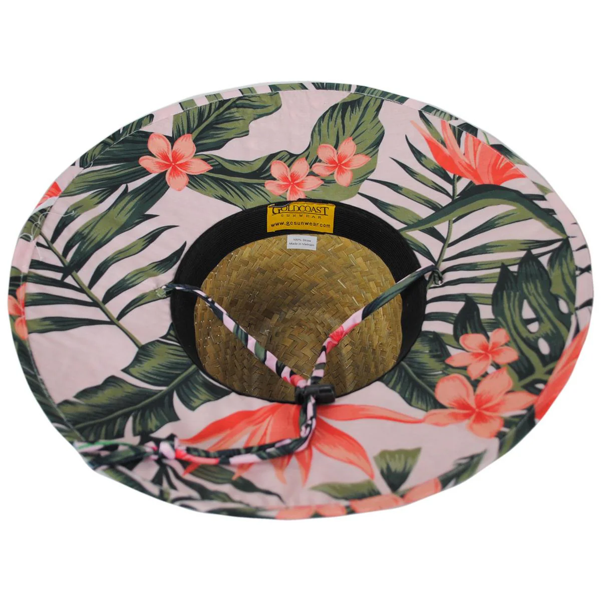 Kenny Green Leaf Straw Lifeguard Hat - Image 4