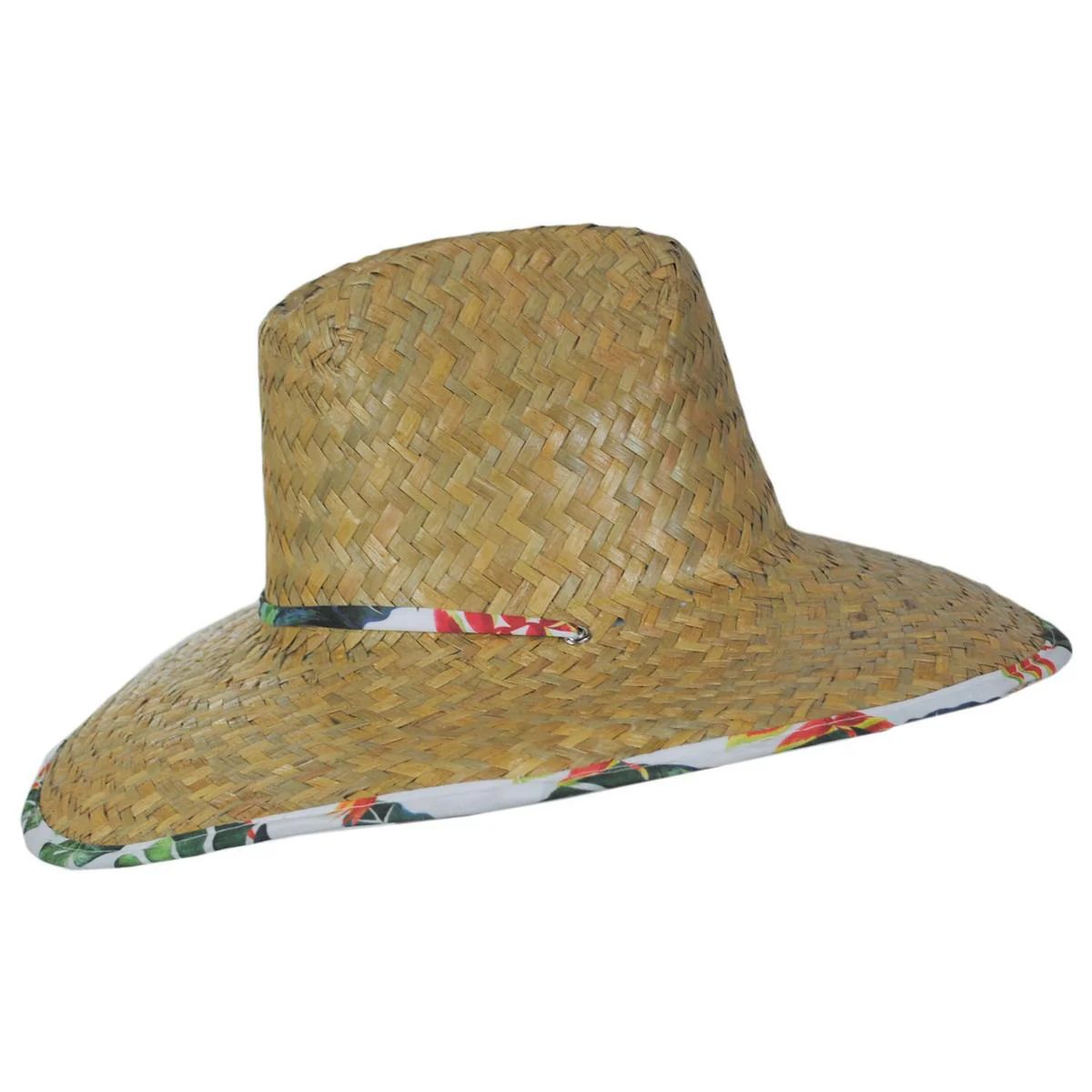Kenny Philodendron Straw Lifeguard Hat - Image 3