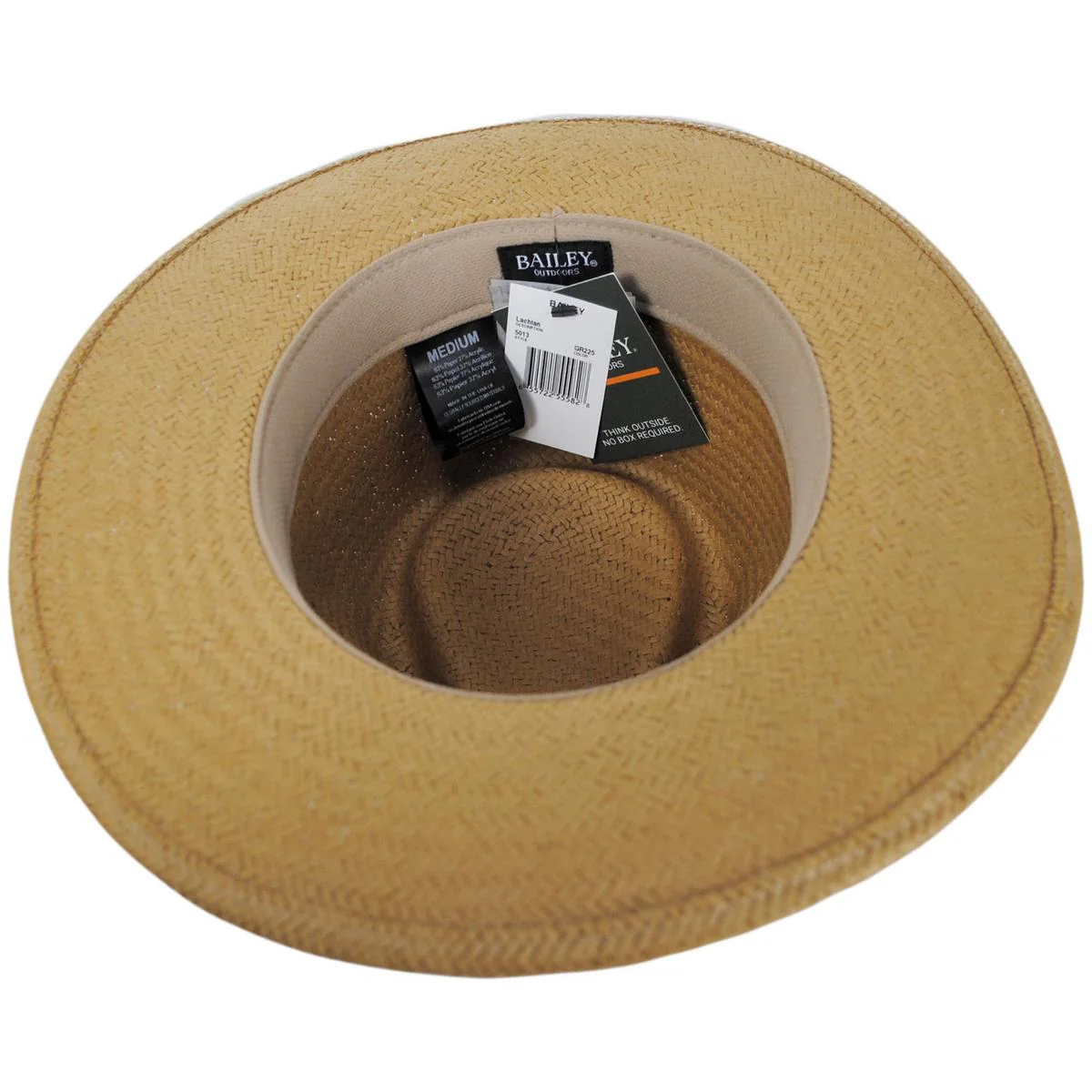 Lachlan Raindura Straw Fedora Hat - Image 5