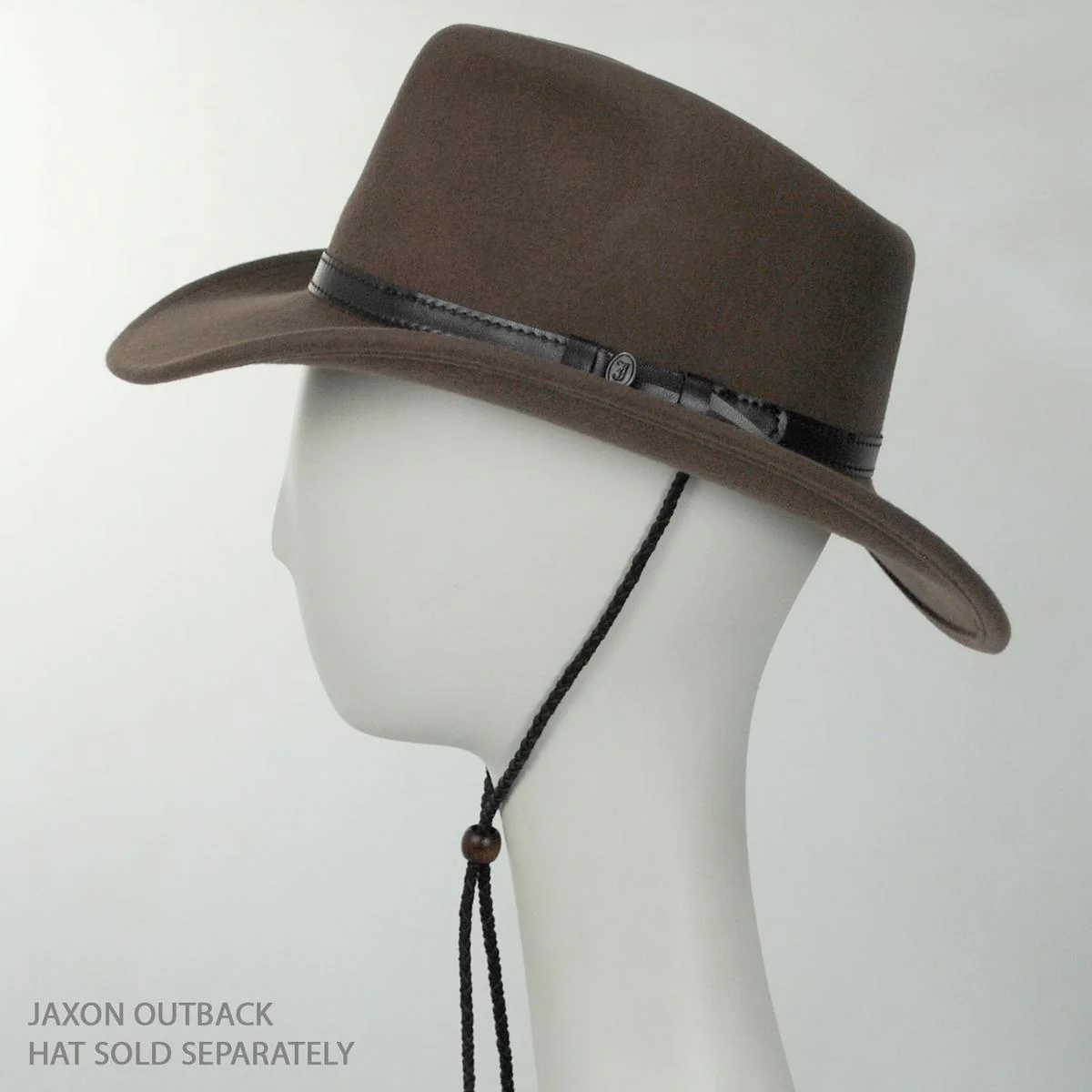 Leather Braid Chin Cord/Strap - Image 3